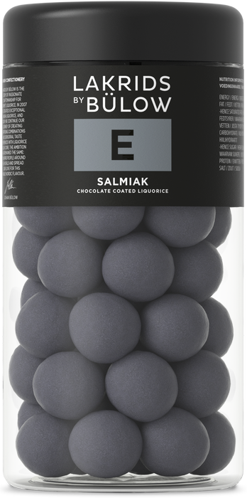 Lakrids by Bülow - E - Salmiak Licorice - 4.41 oz.