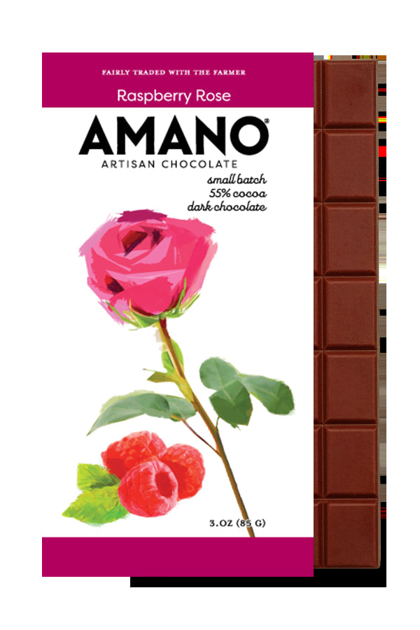 Amano - Raspberry Rose - Flavored Chocolate