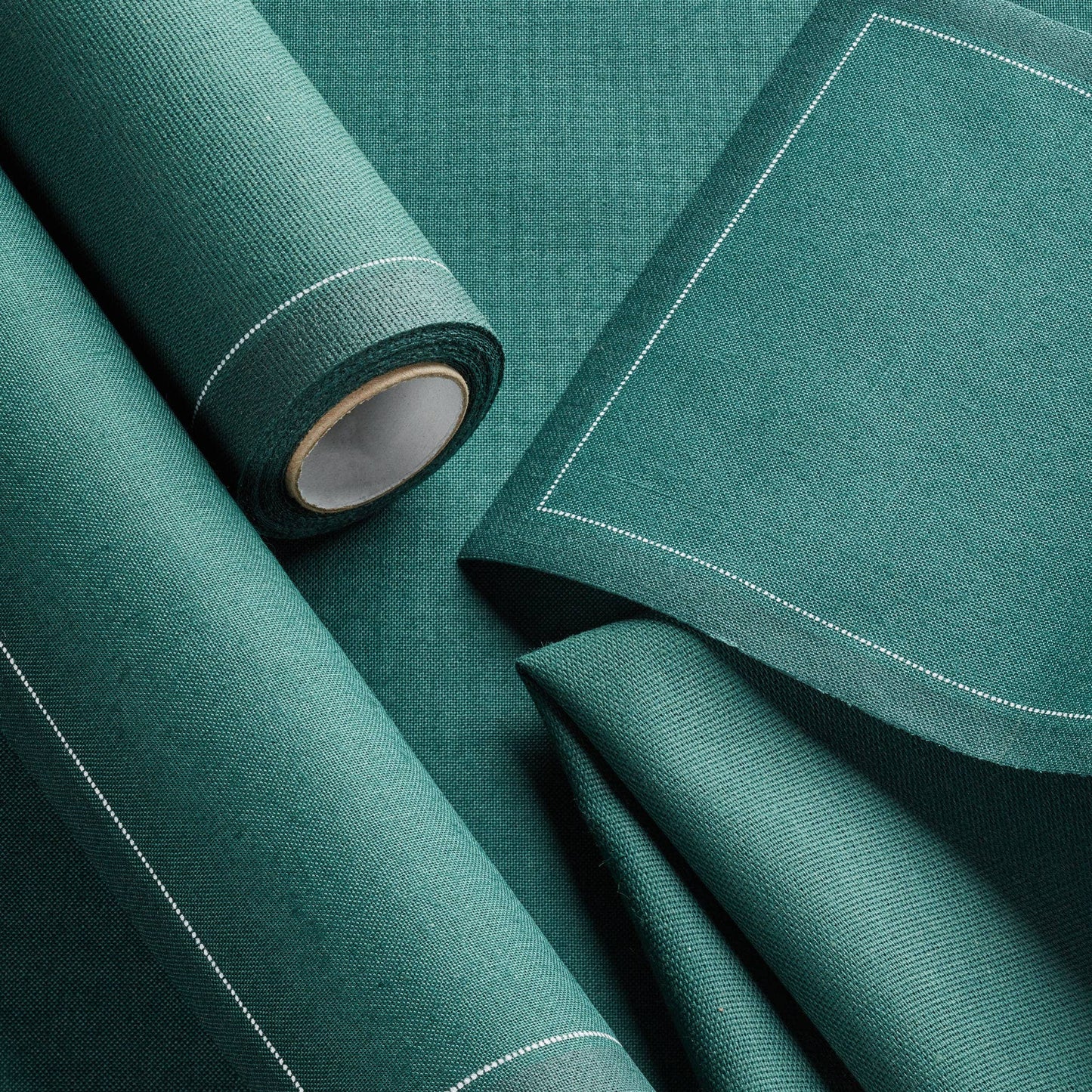 MY DRAP - English Green Cotton Cocktail Napkins 50 Units