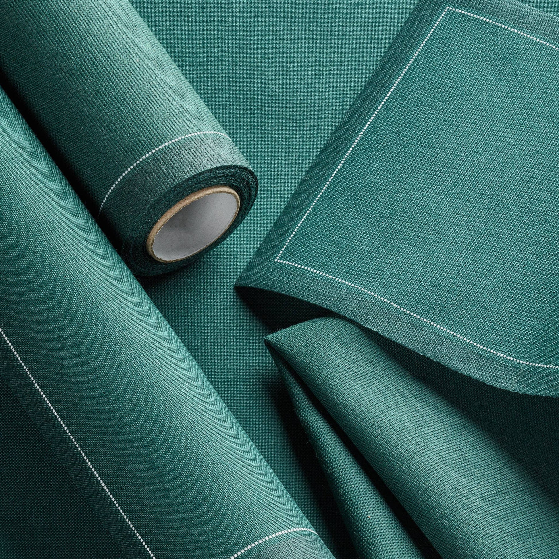 MY DRAP - English Green Cotton Cocktail Napkins 50 Units
