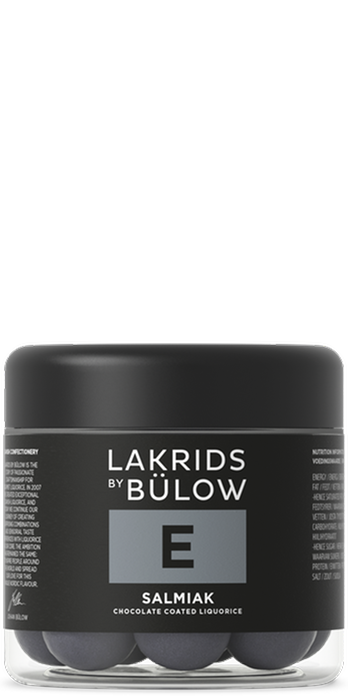 Lakrids by Bülow - E - Salmiak Licorice - 4.41 oz.