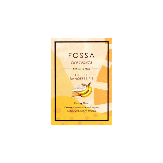 Fossa - Coffee Banoffee Pie - 52% Dark Milk Chocolate - 50 g