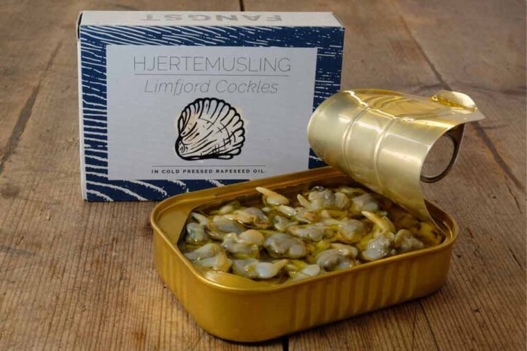 Fangst - Hjertemusling - Limfjord Cockles In Coldpressed Rapeseed Oil - 110 g