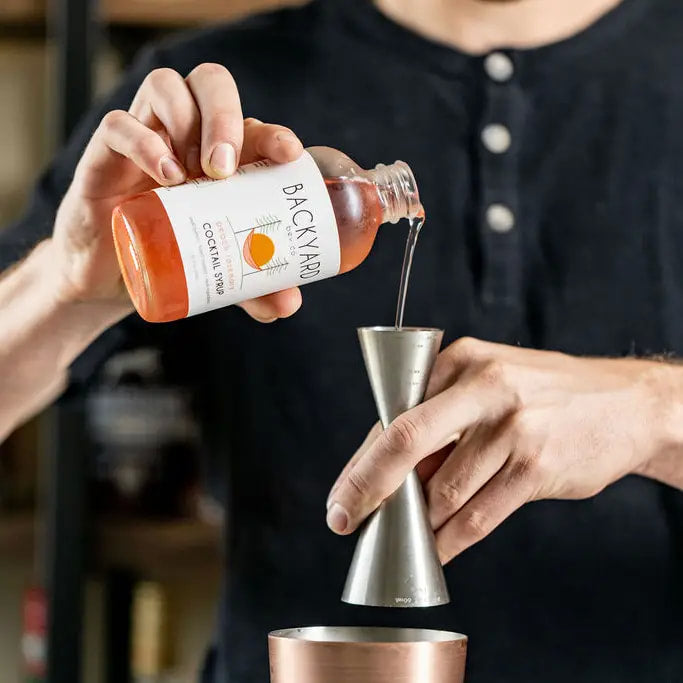 Backyard Bev Co. - Peach Rosemary Cocktail Syrup