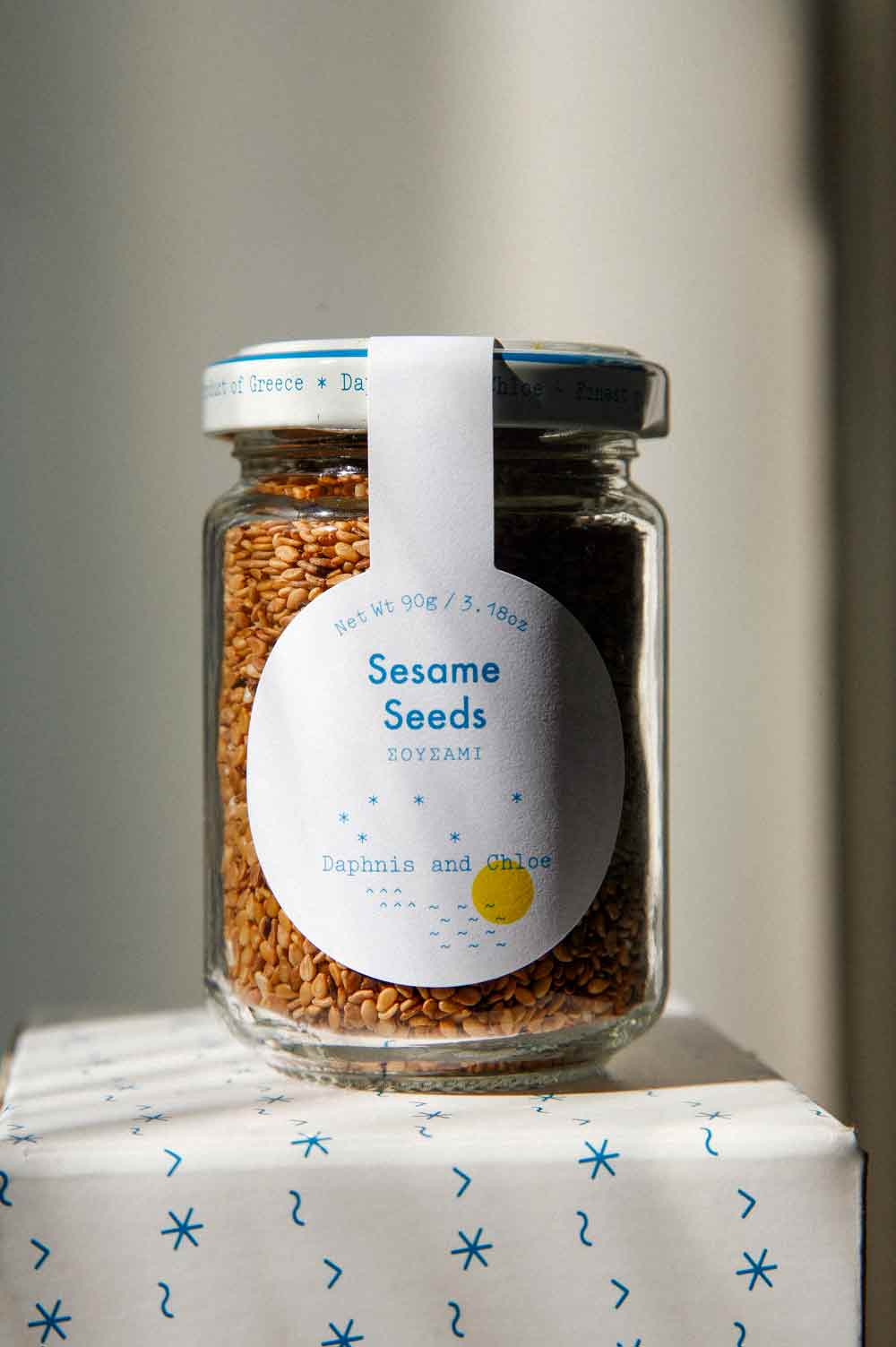 Daphnis And Chloe - Evros Sesame Seeds - Glass Jar - 90 g