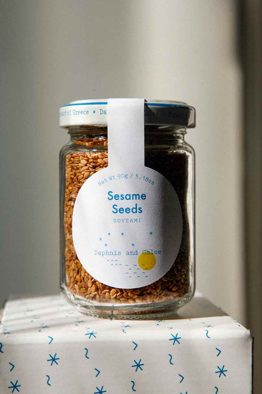 Daphnis And Chloe - Evros Sesame Seeds - Glass Jar - 90 g