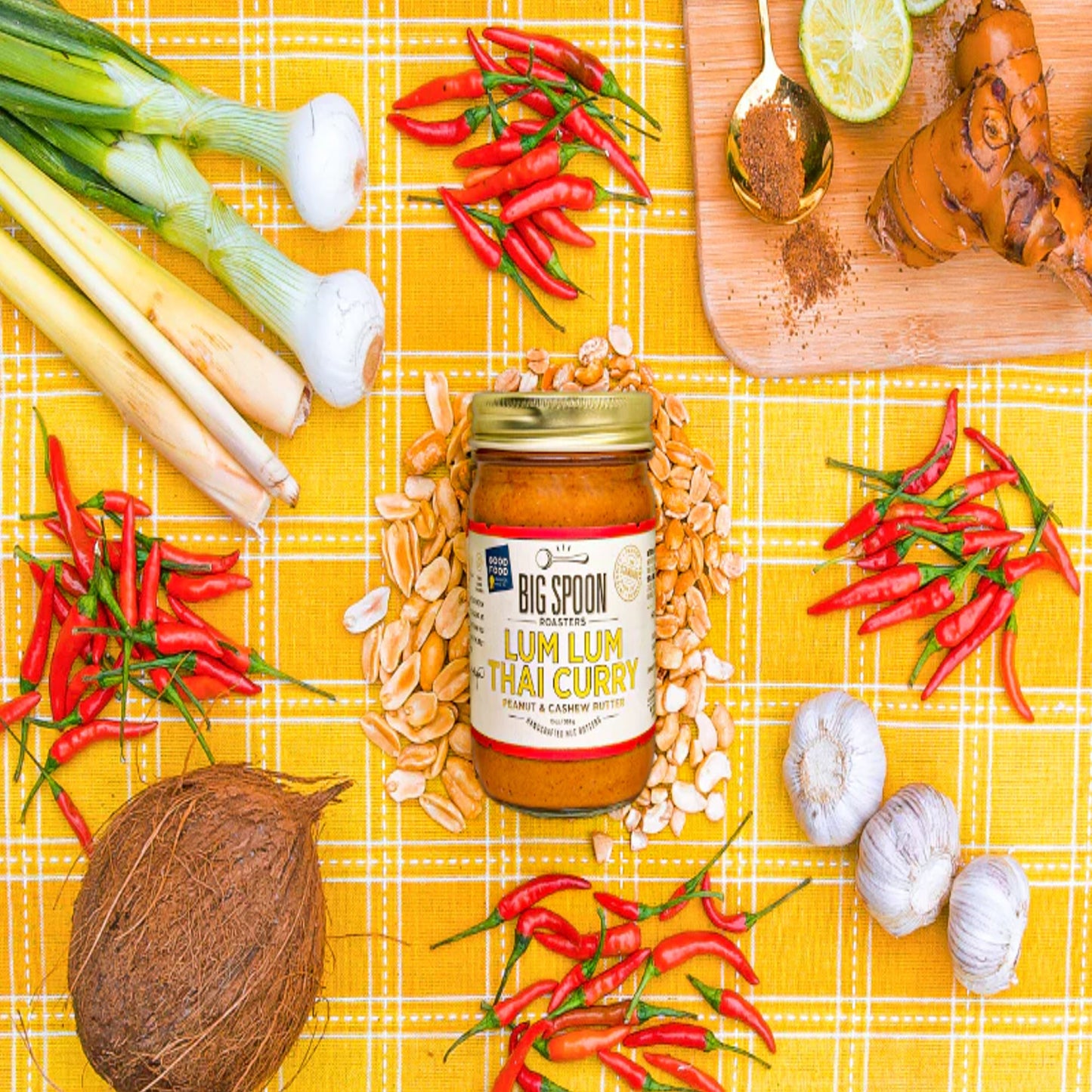 Big Spoon Roasters - Lum Lum Thai Curry Peanut & Cashew Butter