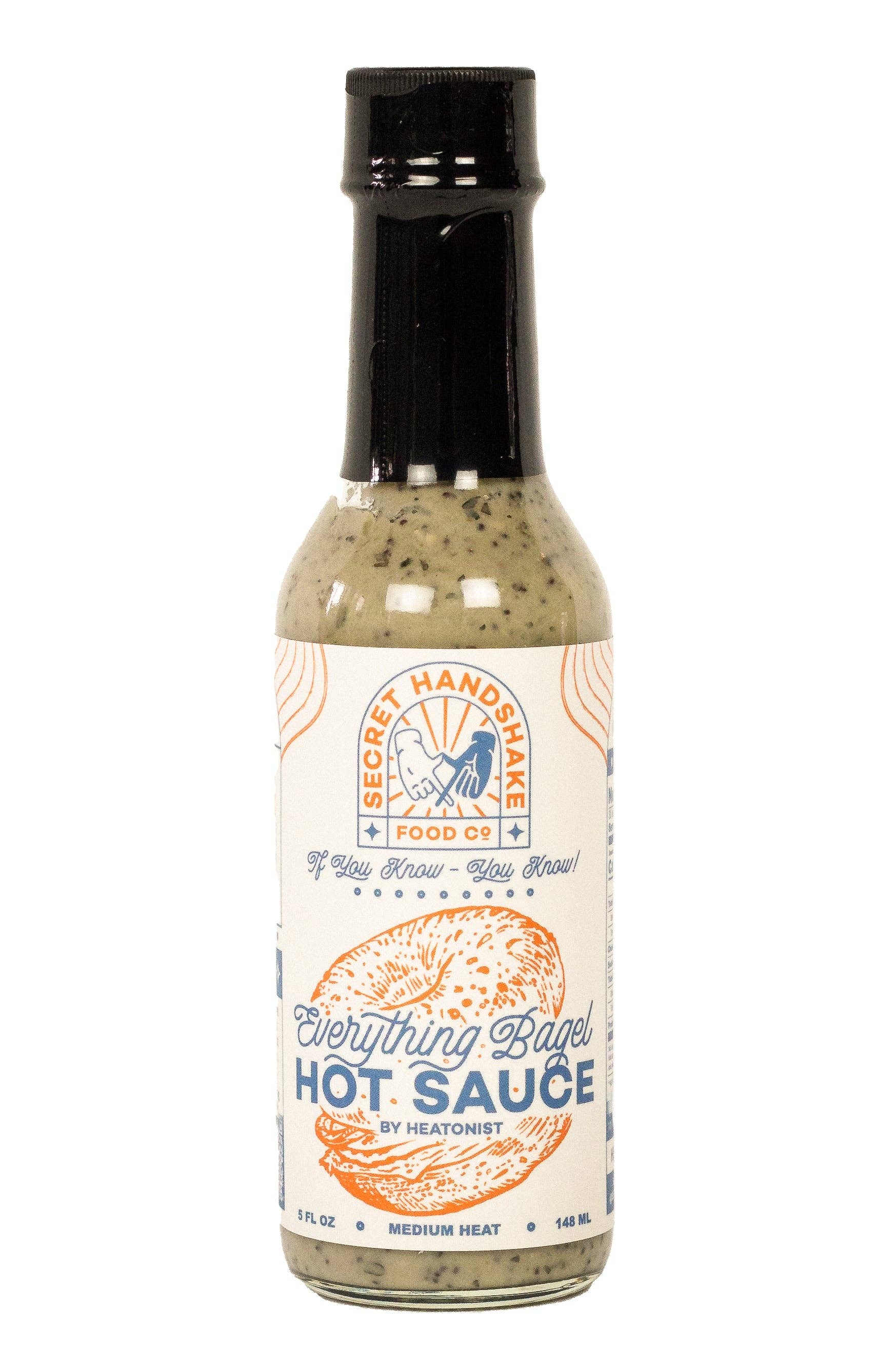 Secret Handshake Food Co. - Everything Bagel Hot Sauce - 5 oz.