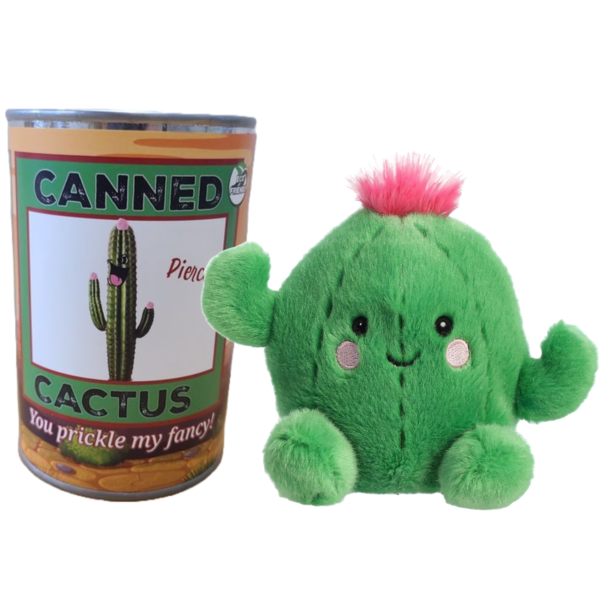 Canned Gifts - Pierce The Canned Cactus - Stuffed Animal