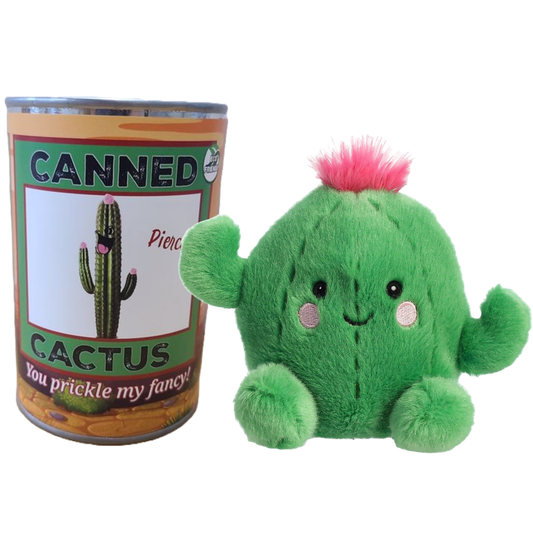 Canned Gifts - Pierce The Canned Cactus - Stuffed Animal