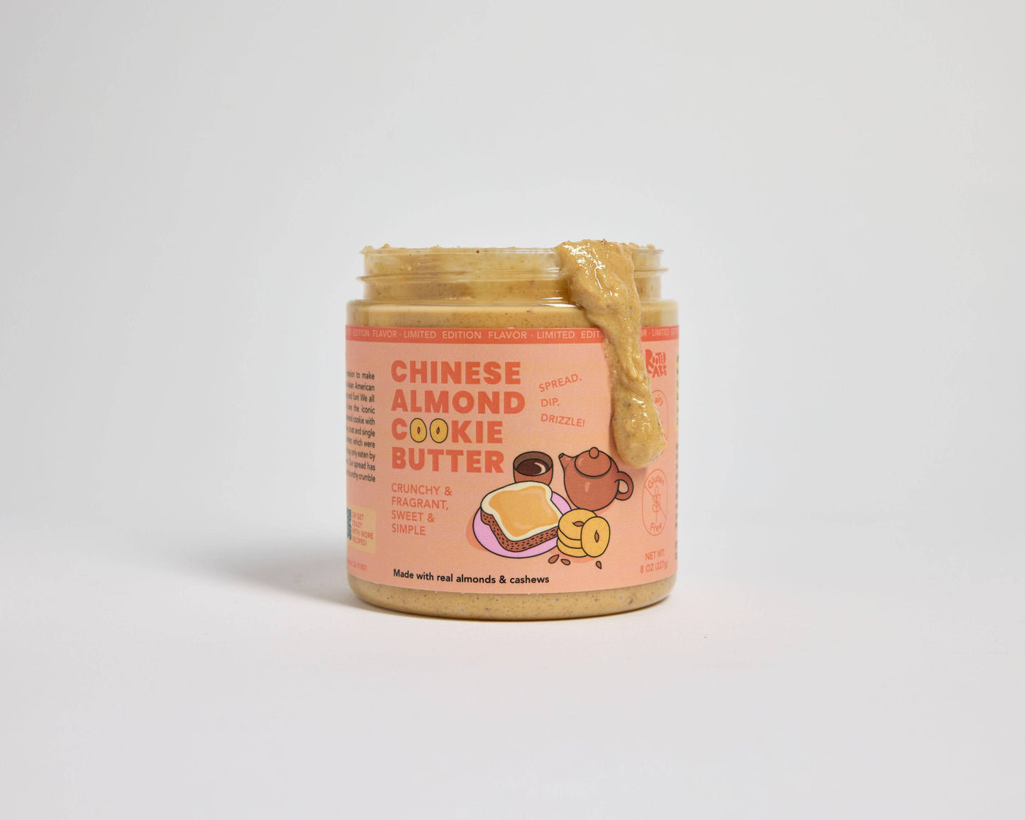 Rooted Fare - Chinese Almond Cookie Butter - 8 oz.