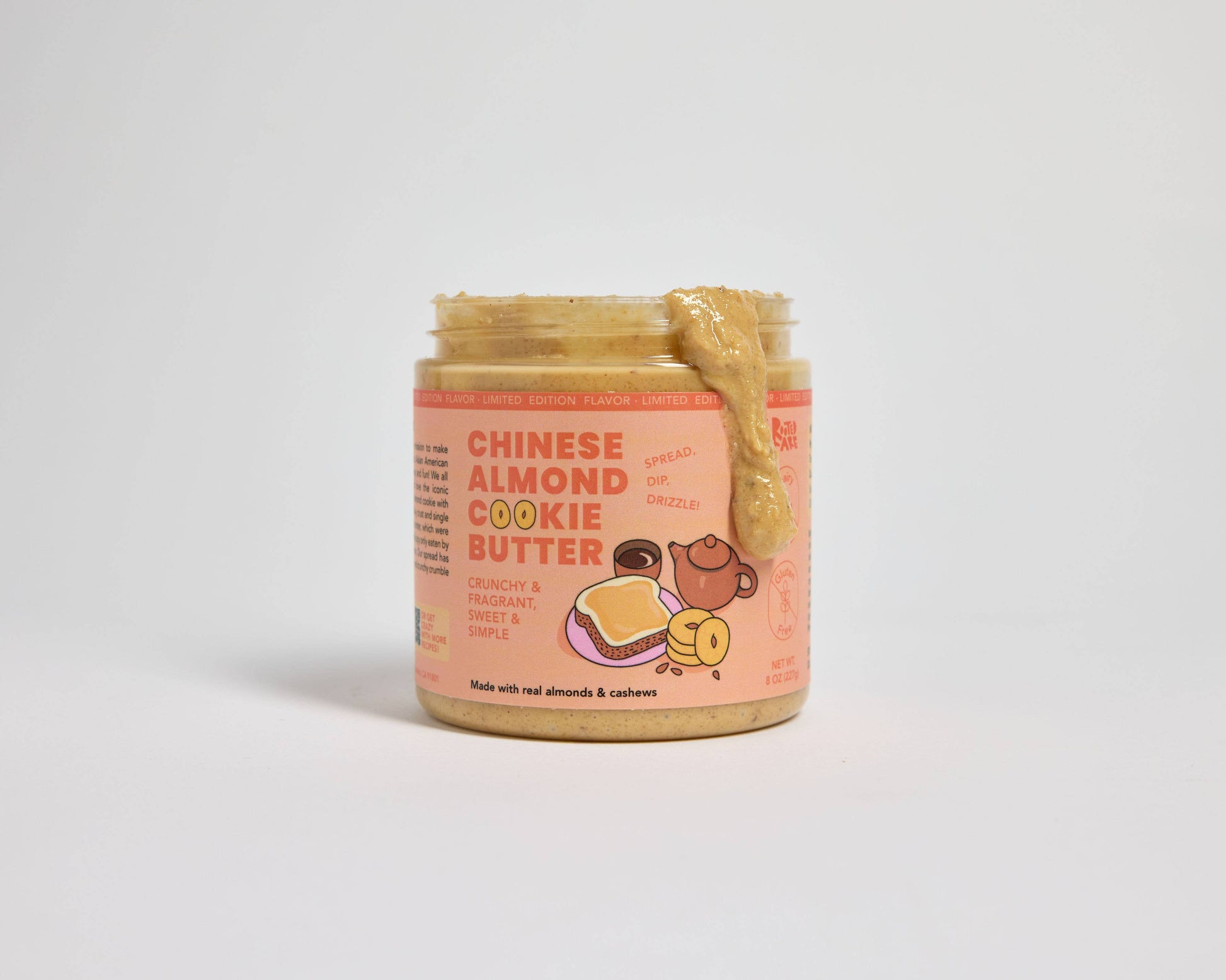 Rooted Fare - Chinese Almond Cookie Butter - 8 oz.