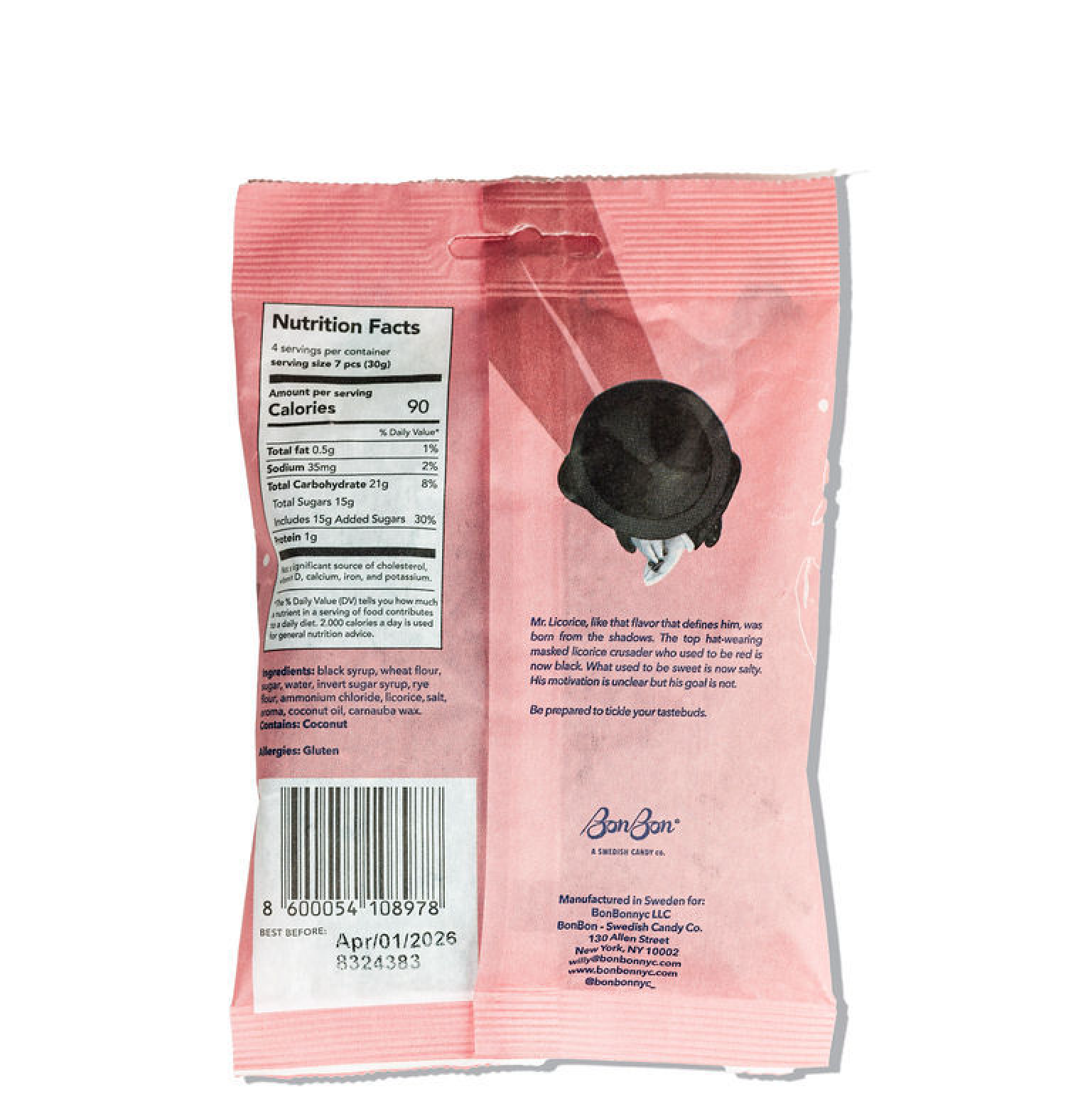 BonBon - Salty Licorice Twists - 4.2 oz. (120 g)