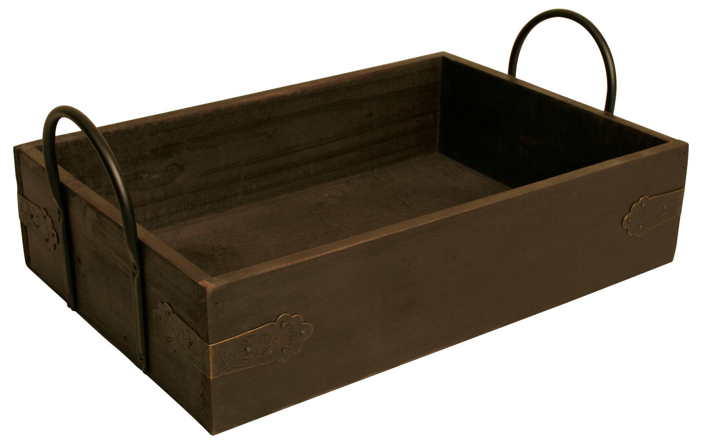 Empty Gift Basket - 12" Wood Serving Tray