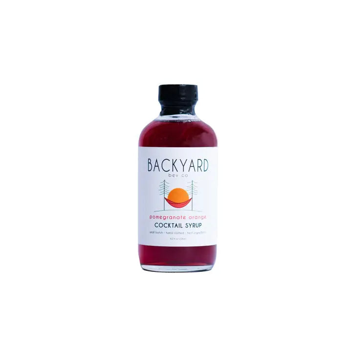Backyard Bev Co. - Pomegranate Orange-Blossom Cocktail Syrup