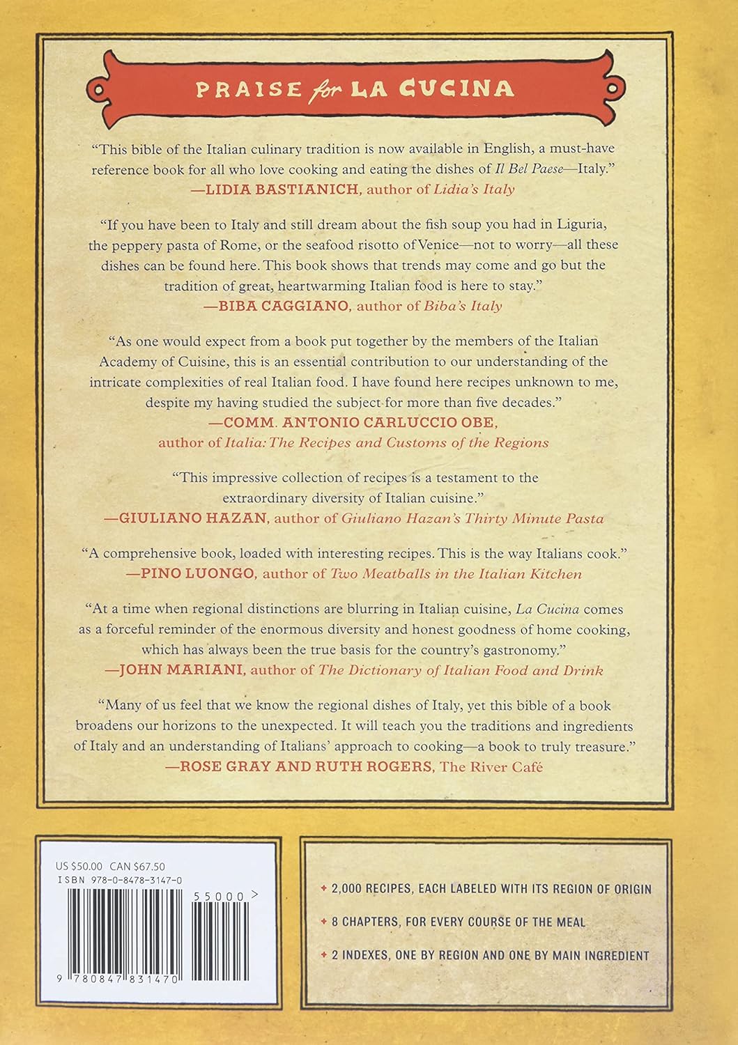 La Cucina - The Regional Cooking Of Italy
