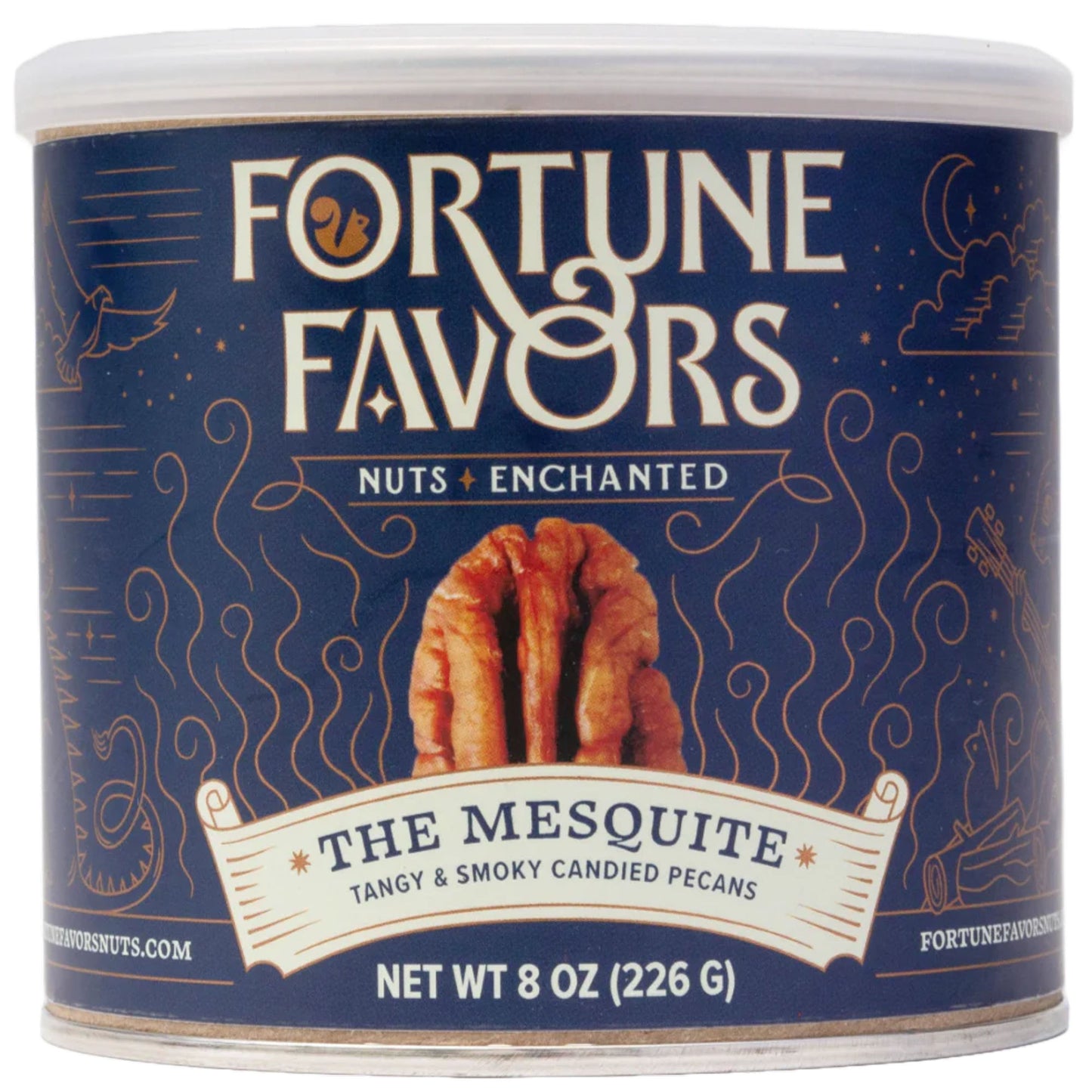 Fortune Favors - The Mesquite - Tangy & Smoky Candied Pecans - 8 oz.