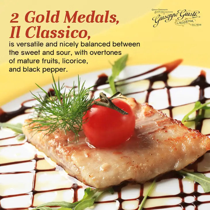 Giuseppe Giusti - 2 Gold Medals - Aged Balsamic Vinegar Of Modena - 8 Yr - 250 mL