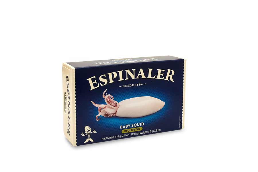 Espinaler - Baby Squids In Olive Oil 5/8 Classic Line - 110 g