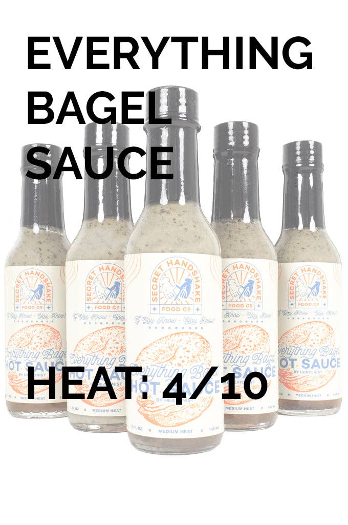 Secret Handshake Food Co. - Everything Bagel Hot Sauce - 5 oz.