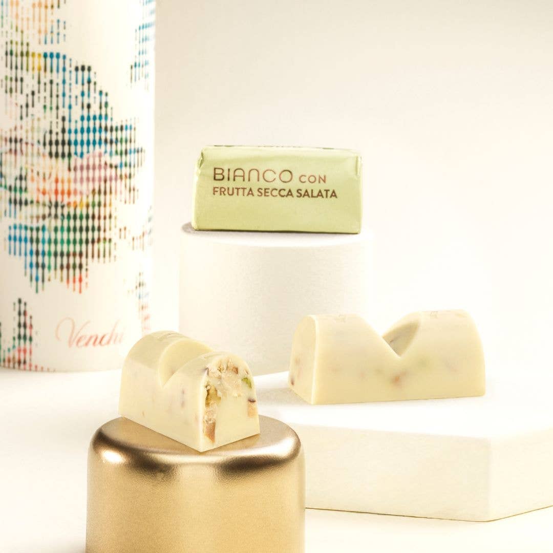 Venchi - Salted Mixed Nuts & White Chocolate Ingots