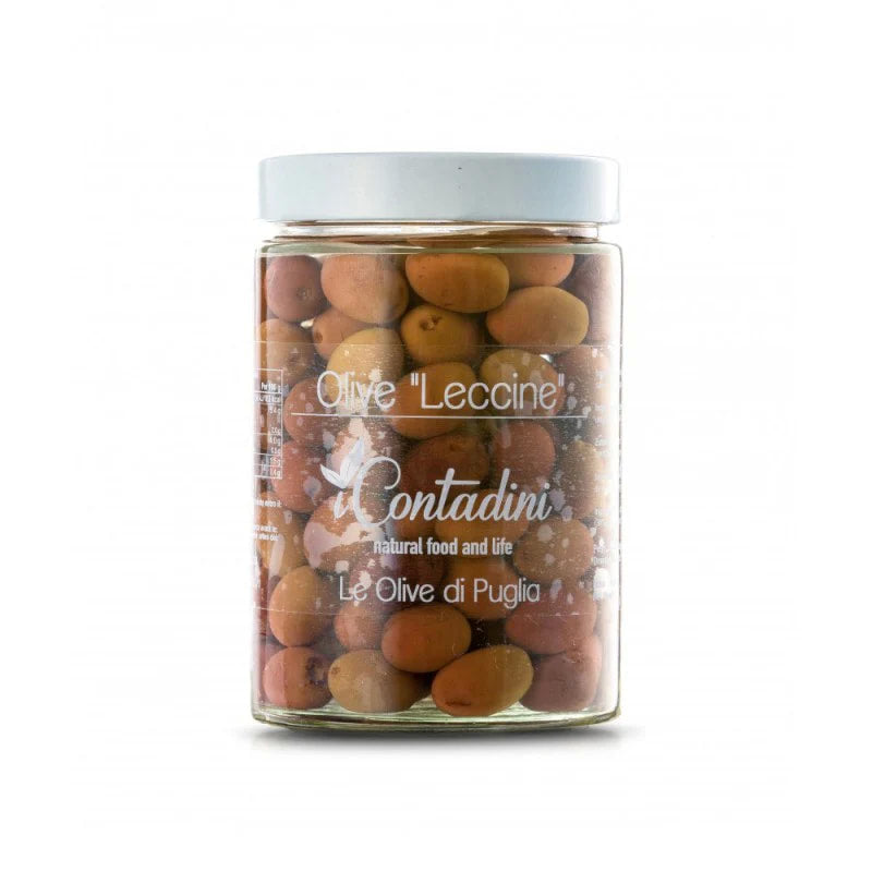 I Contadini - Leccine - Red Olives In Brine - 14.8 oz.