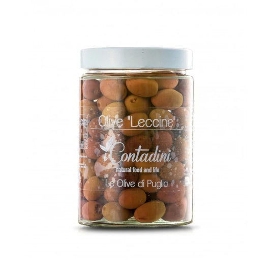 I Contadini - Leccine - Red Olives In Brine - 14.8 oz.