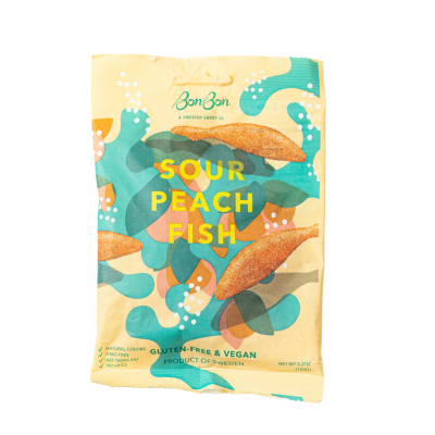 BonBon - Sour Peach Fish - 5.2 oz. (150 g)