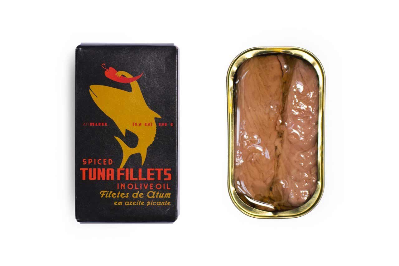 Ati Manel - Spiced Tuna Fillets In Olive Oil - 120 g