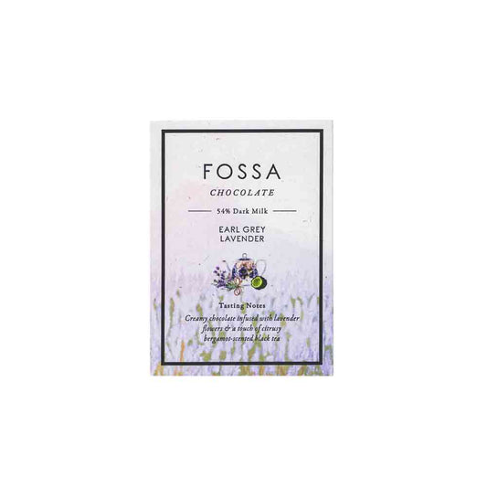 Fossa - Earl Grey Lavender - Dark Milk Chocolate - 50 g