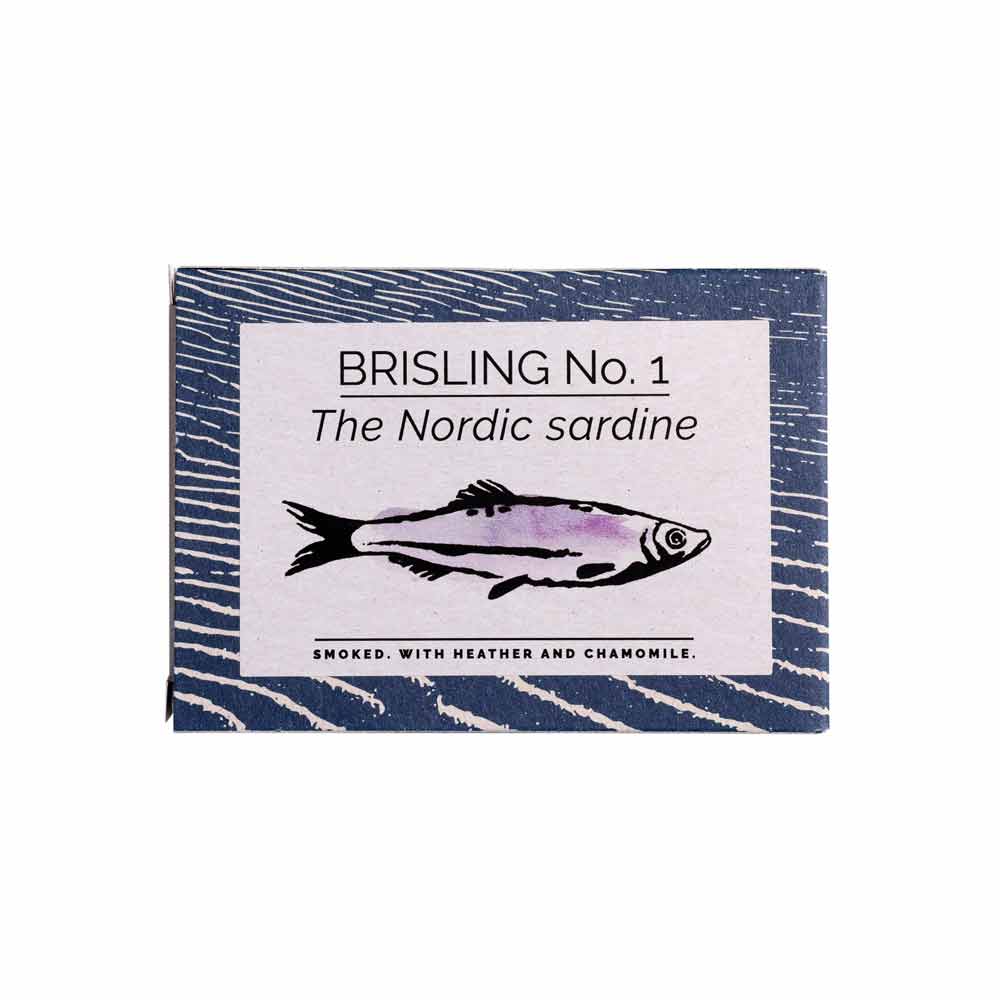 Fangst - Brisling No. 1 - The Nordic Sardine - Baltic Sea Sprat Smoked w/ Heather & Chamomile - 100 g