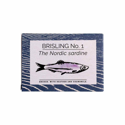 Fangst - Brisling No. 1 - The Nordic Sardine - Baltic Sea Sprat Smoked w/ Heather & Chamomile - 100 g