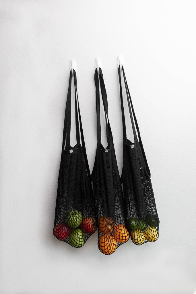 ECOBAGS - String Bag - Long Handle - Natural / Tan