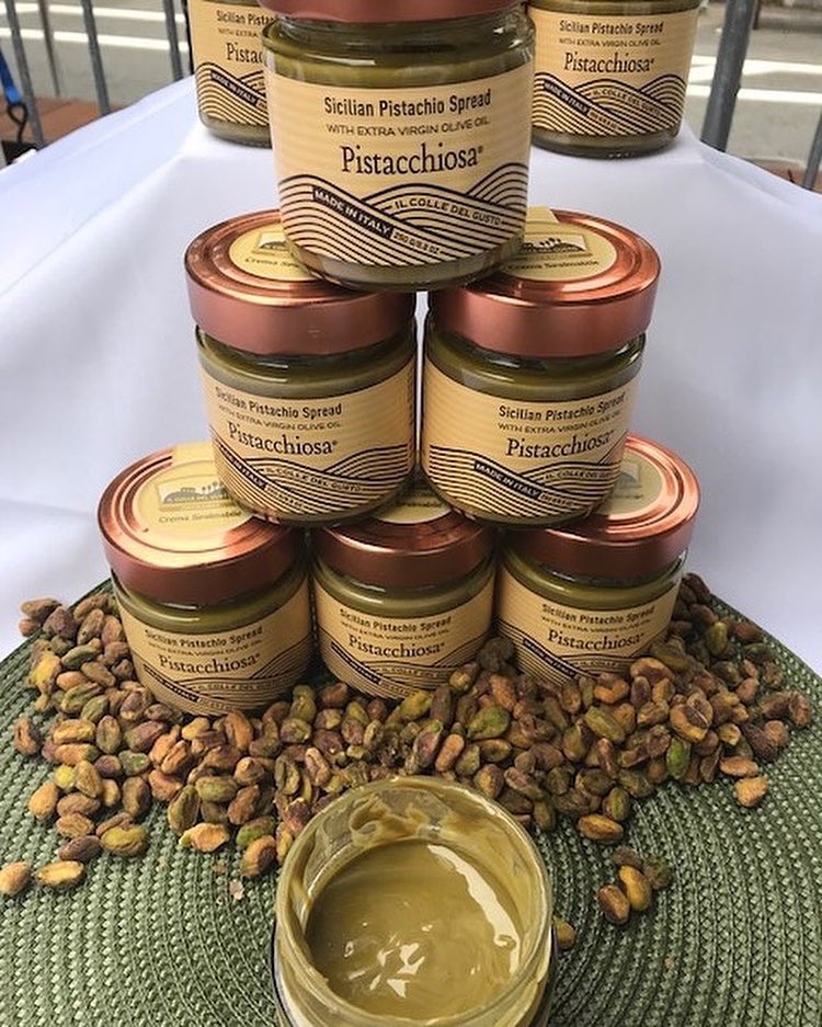 Il Colle Del Gusto - Pistacchiosa - Sicilian Pistachio Spread w/ Extra Virgin Olive Oil