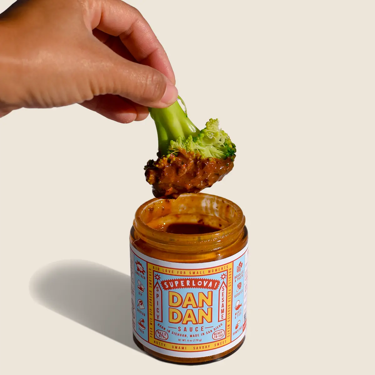 Superlova! - Dan Dan Spicy Sesame Sauce - 6 oz.