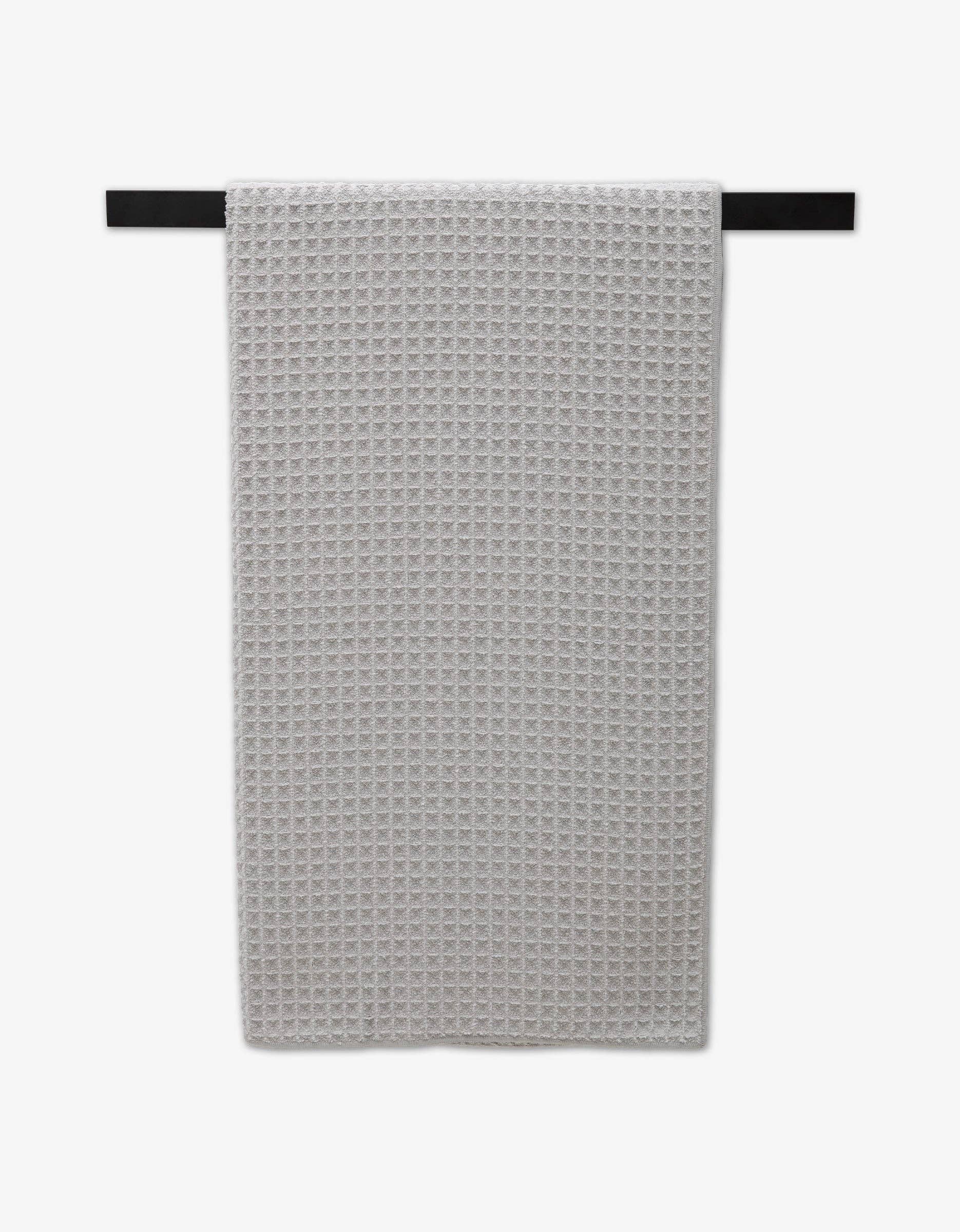 Geometry - Stone - Waffle Bath Towel