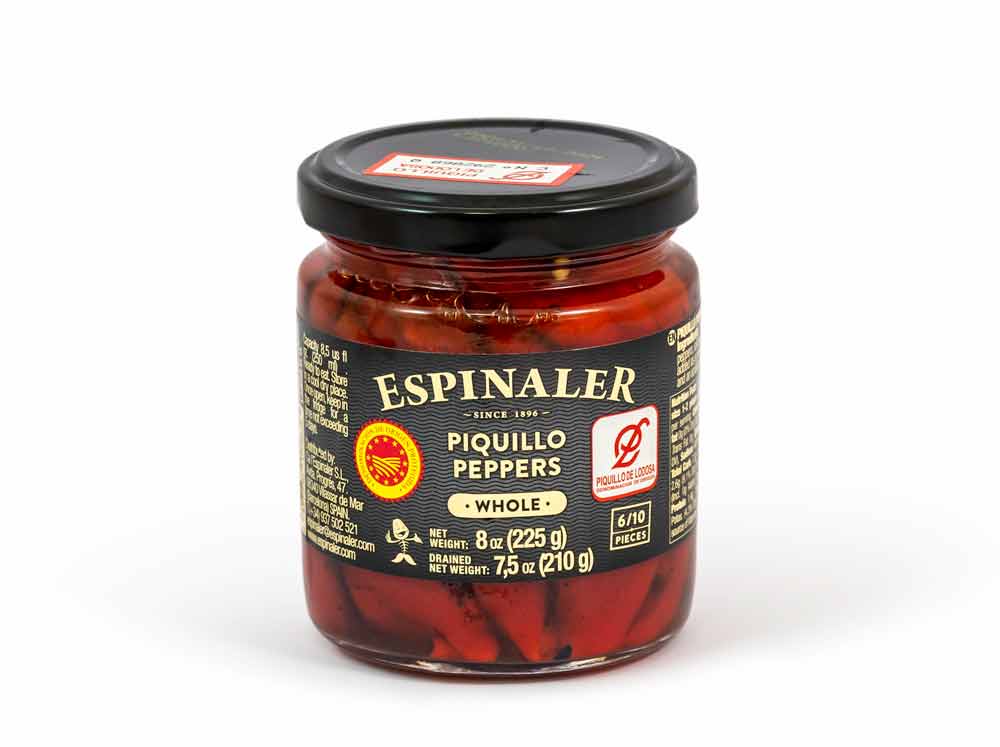 Espinaler - Lodosa Whole Piquillo Peppers - 6/10 pieces