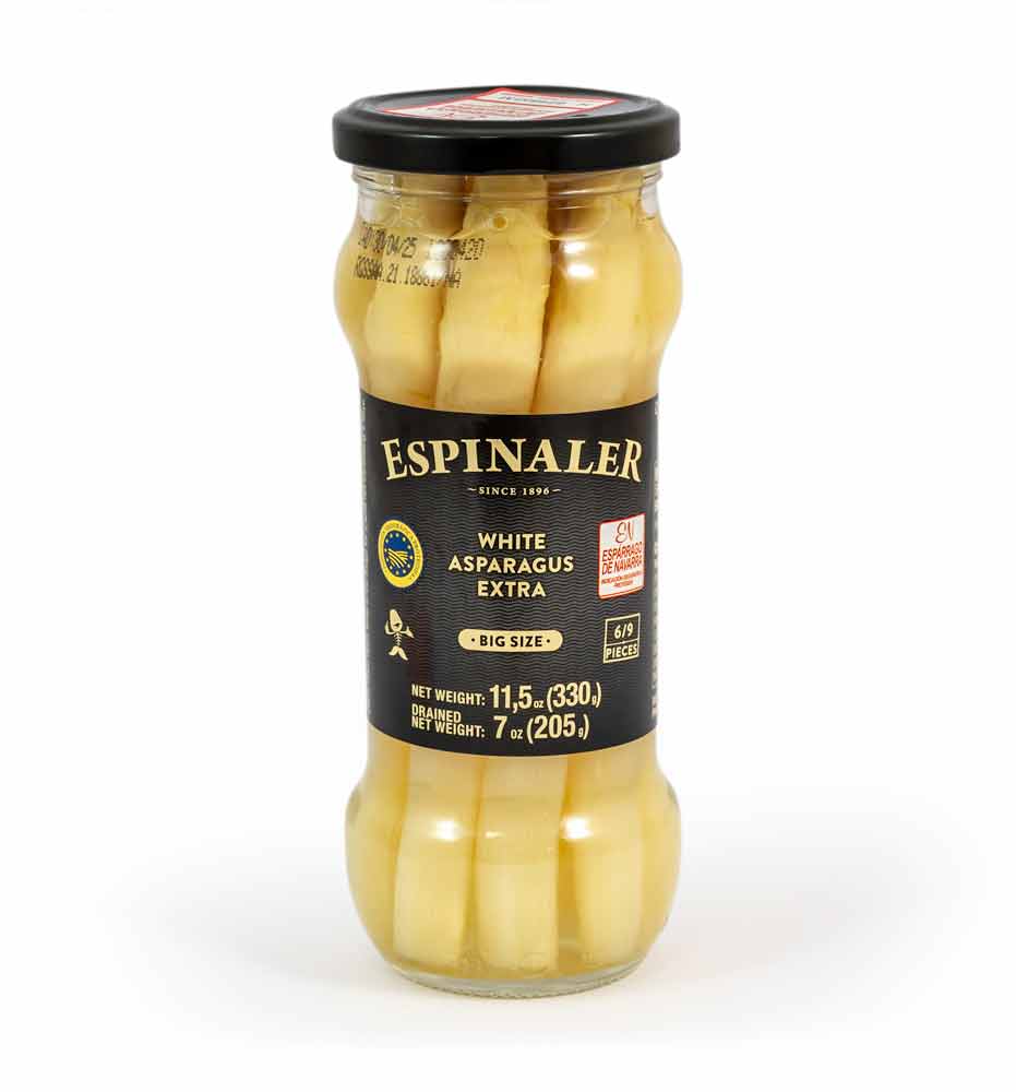 Espinaler - White Asparagus From Navarra Spain - Big Size / 6-9 pieces