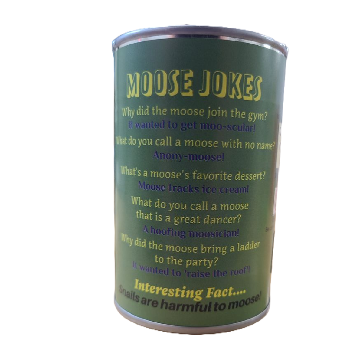 Canned Gifts - Rocky The Canned Moose - Stuffed Animal