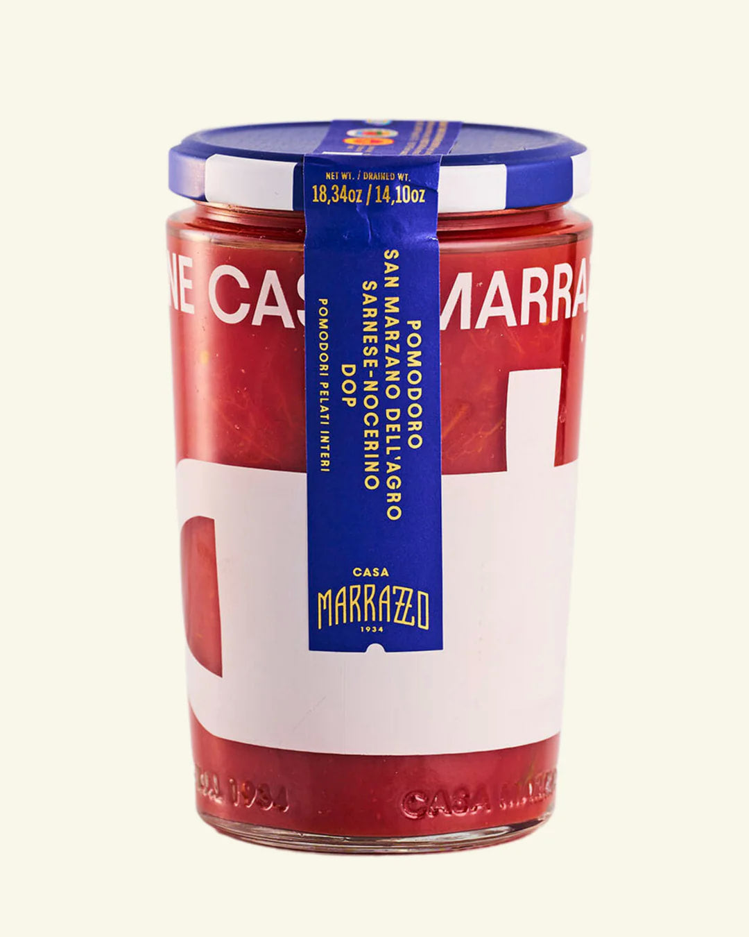 Casa Marazzo - DOP San Marzano Tomatoes w/ Basil - 500 g