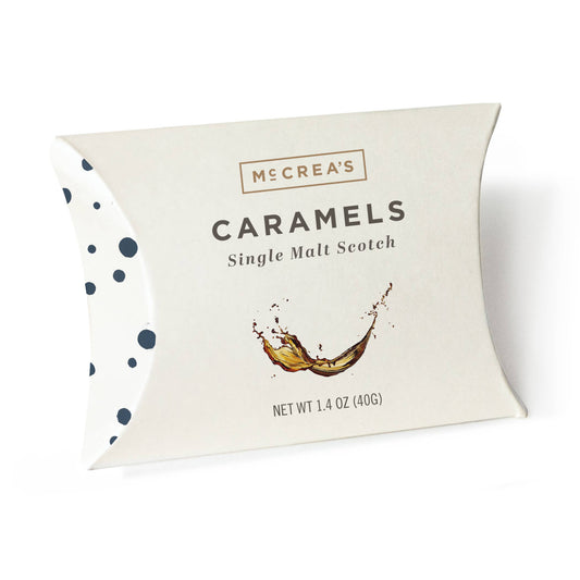 McCrea's Candies - Caramels Pillow Box - Single Malt Scotch - 1.4 oz.
