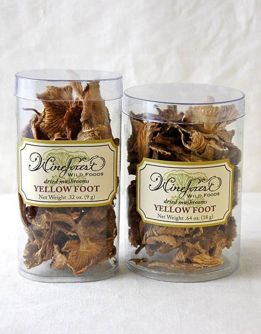 Wine Forest - Dried Yellow Foot Mushrooms - 0.64 oz.