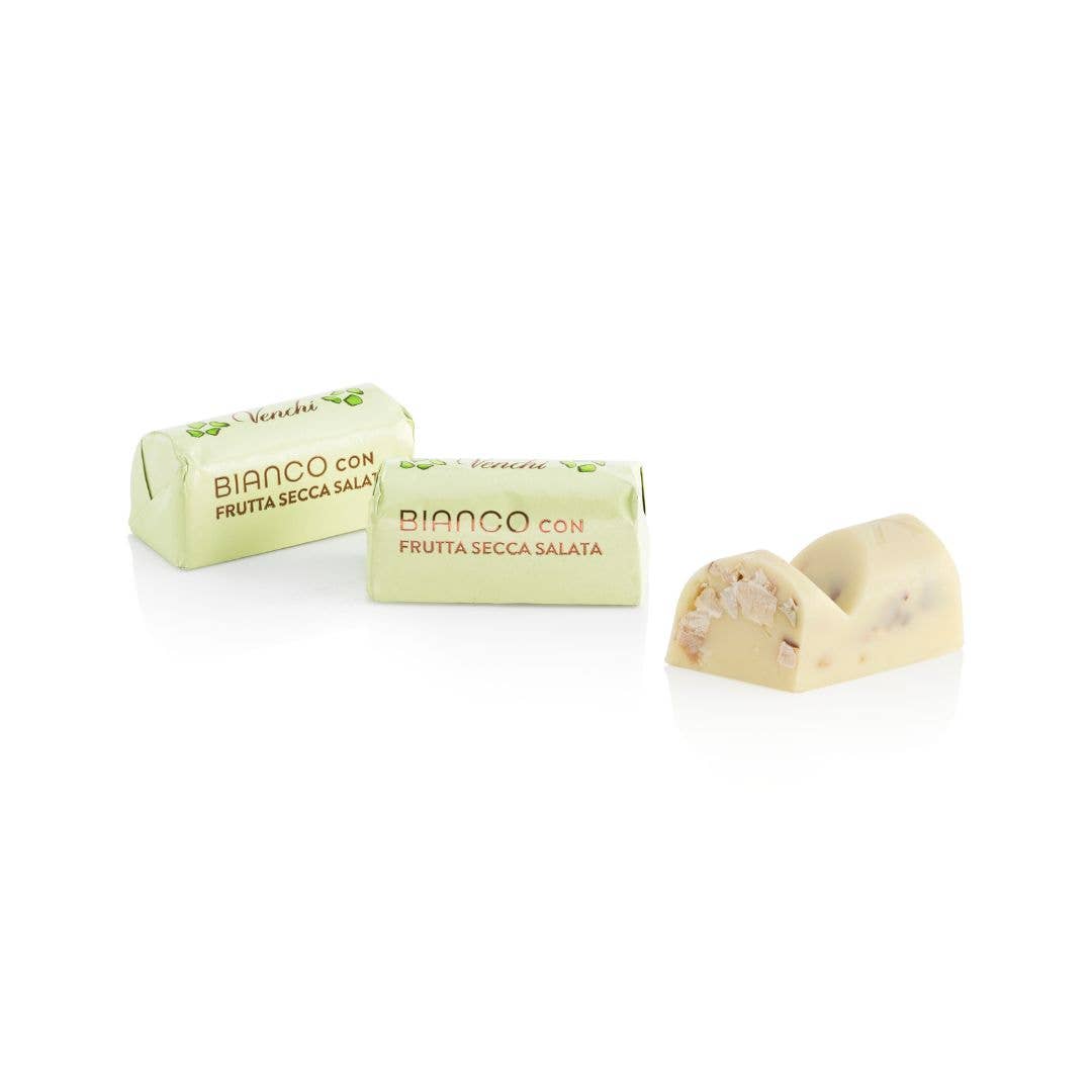 Venchi - Salted Mixed Nuts & White Chocolate Ingots
