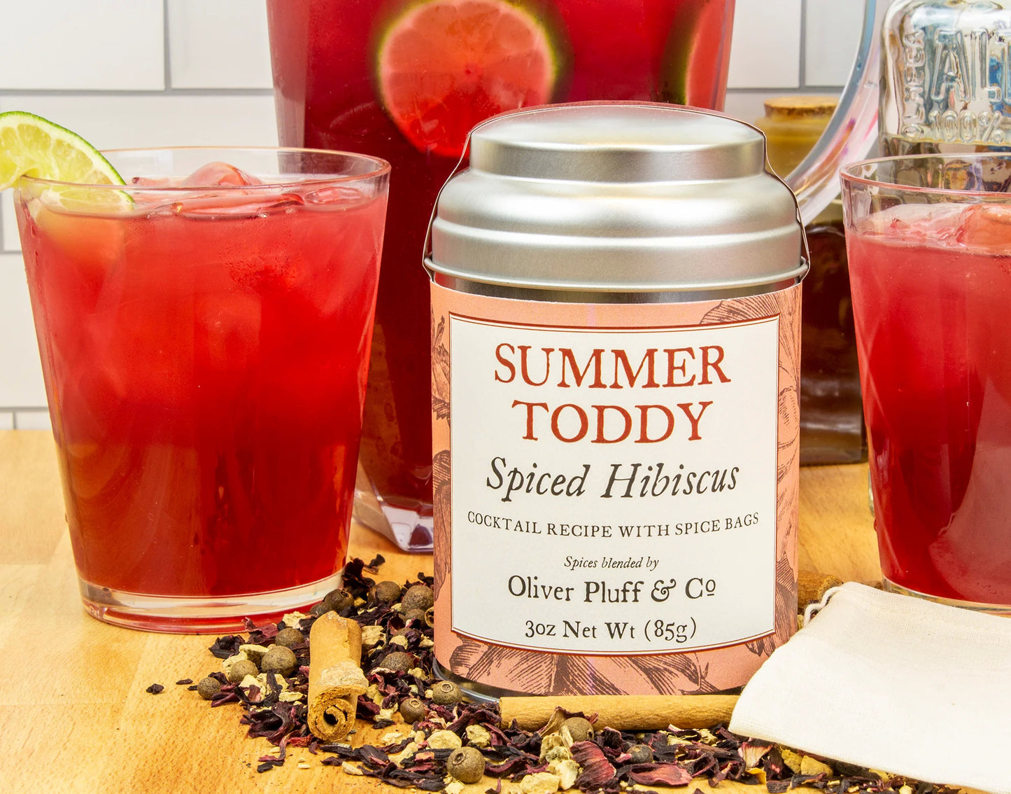 Oliver Pluff & Company - Spiced Hibiscus Summer Toddy Kit