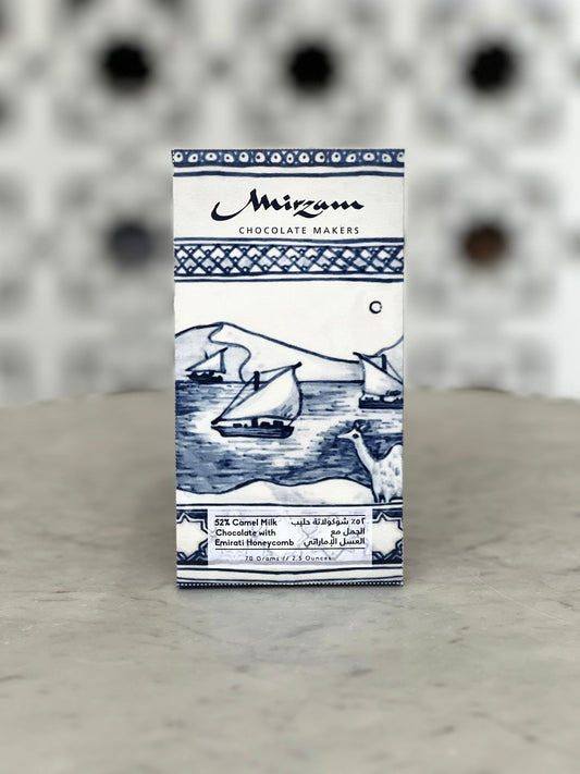 Mirzam - 52% Camel Milk Chocolate w/ Emirati Honeycomb