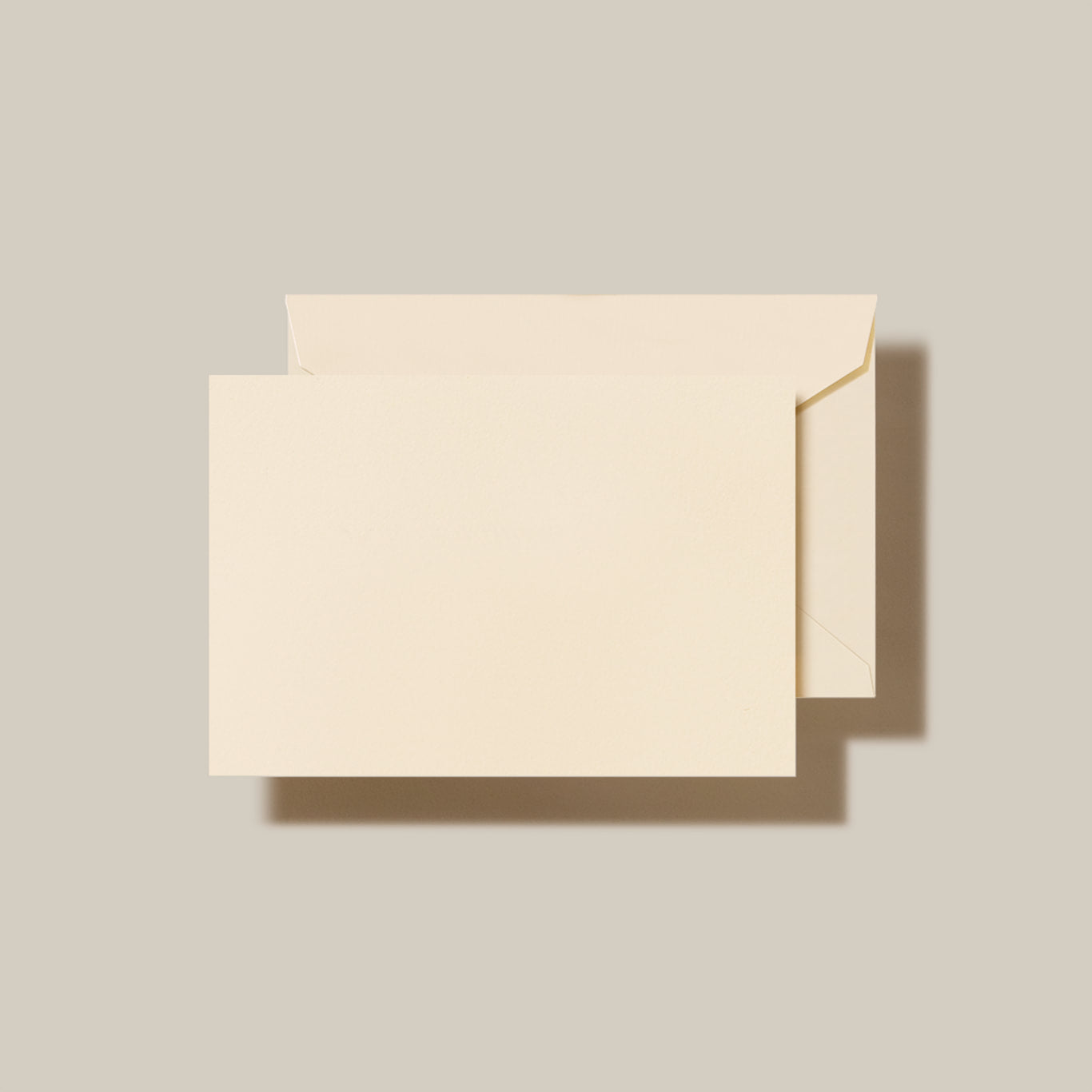 Crane - Ecru Enclosure Card & Envelope - 10 Cards / 10 Envelopes