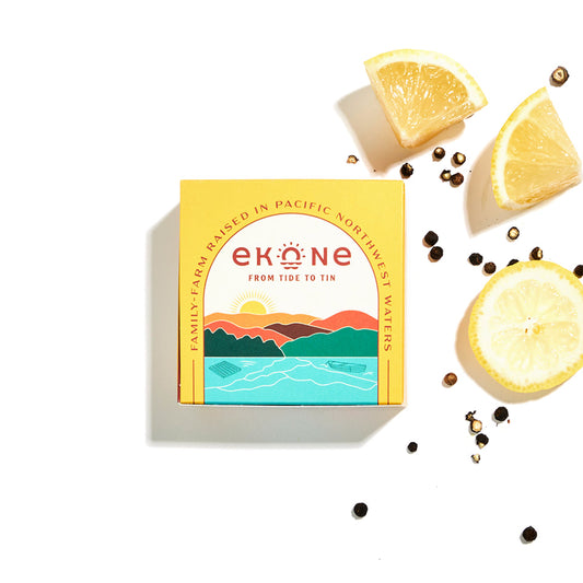 Ekone Oyster Co. - Lemon Pepper Smoked Oysters - 3 oz.