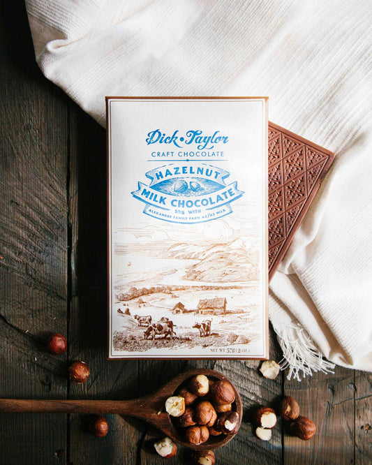 Dick Taylor - Milk Chocolate w/ Hazelnuts - 55%