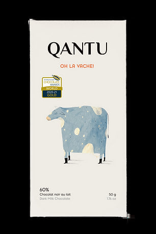 Qantu - Oh La Vache! - Piura - Dark Milk Chocolate - 60%