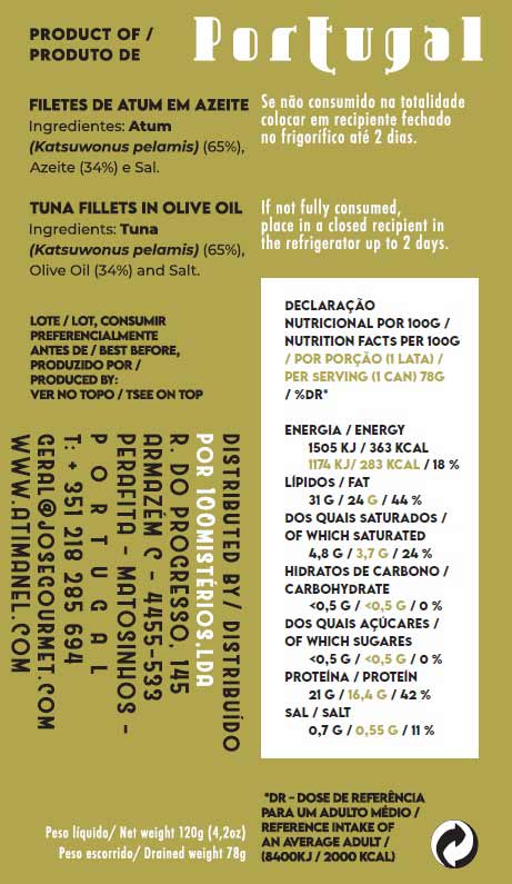Ati Manel - Tuna Fillets In Olive Oil - 120 g